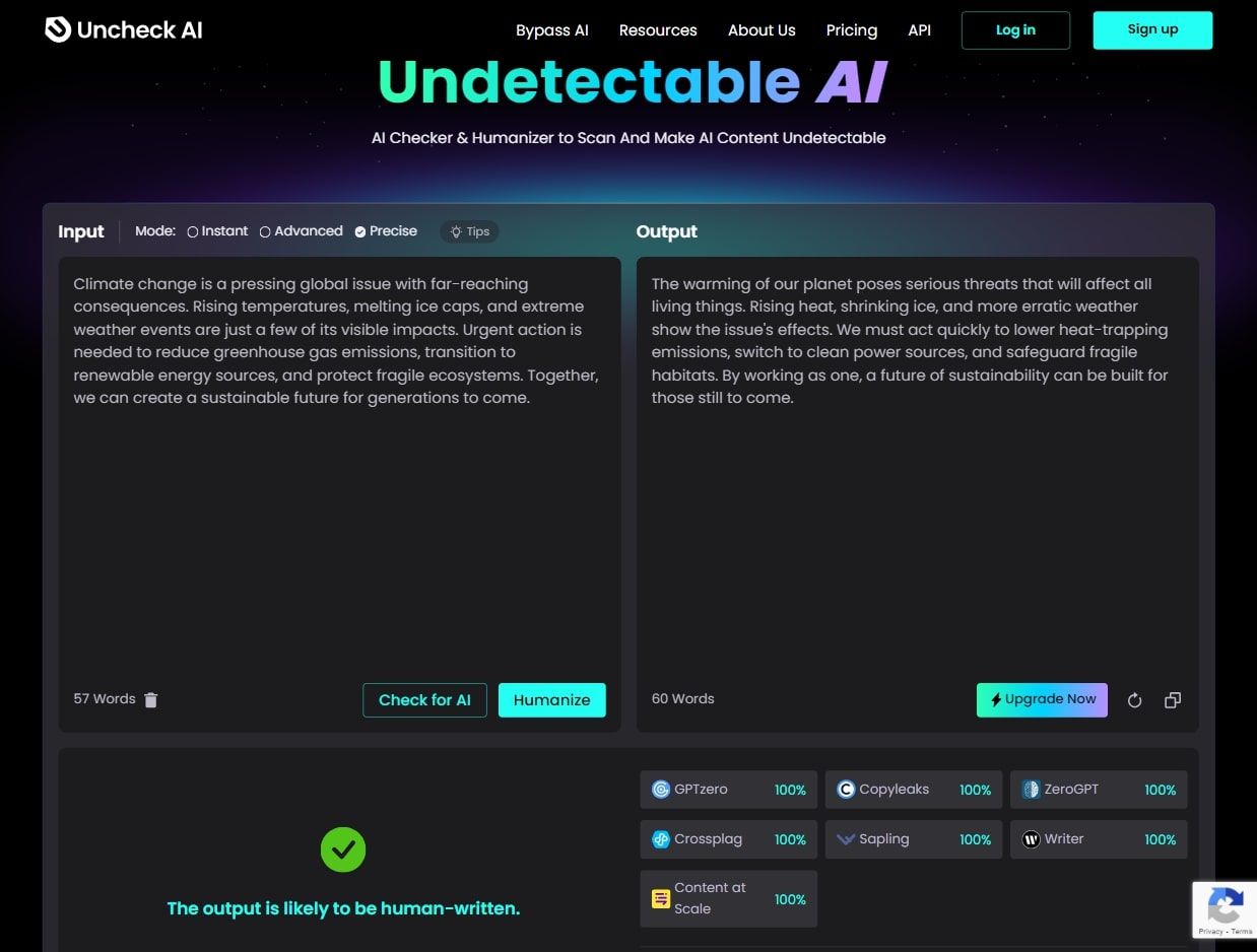 Undetectable AI Sample